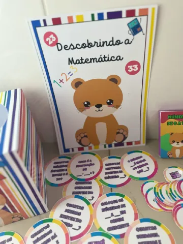 Descobrindo a Matemática – Kit Lúdico e Interativo — amostra 2: O Descobrindo a Matemática é um material interativo…