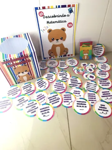 Descobrindo a Matemática – Kit Lúdico e Interativo — amostra 3: 📦 O kit contém: 🔹 Cards de antecessor e sucessor; 🔹…