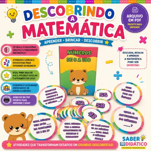 Descobrindo a Matemática – Kit Lúdico e Interativo — capa do material