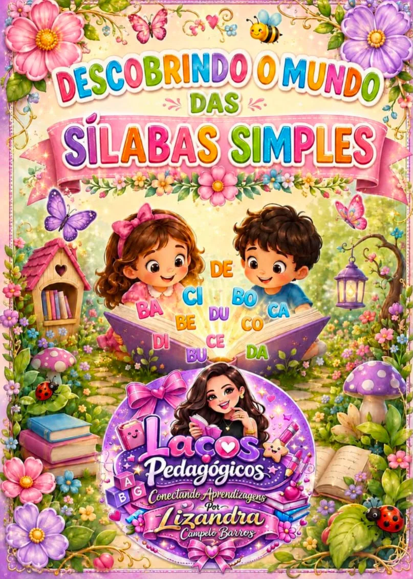 🌸 DESCOBRINDO O MUNDO DAS SÍLABAS SIMPLES 🌸 — amostra 1: 🌸 DESCOBRINDO O MUNDO DAS SÍLABAS SIMPLES 🌸 Um material…