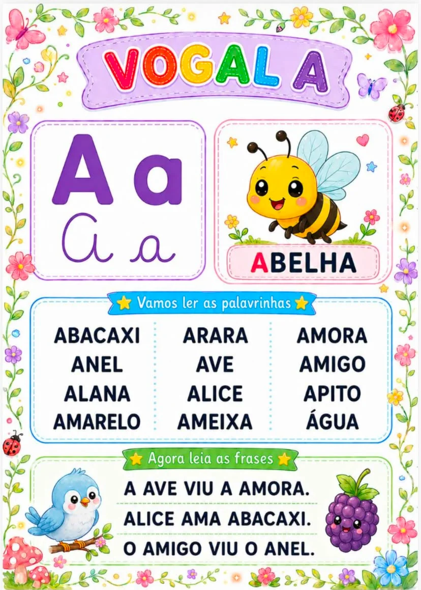 🌸 DESCOBRINDO O MUNDO DAS SÍLABAS SIMPLES 🌸 — amostra 4: 🌸 DESCOBRINDO O MUNDO DAS SÍLABAS SIMPLES 🌸 Um material…