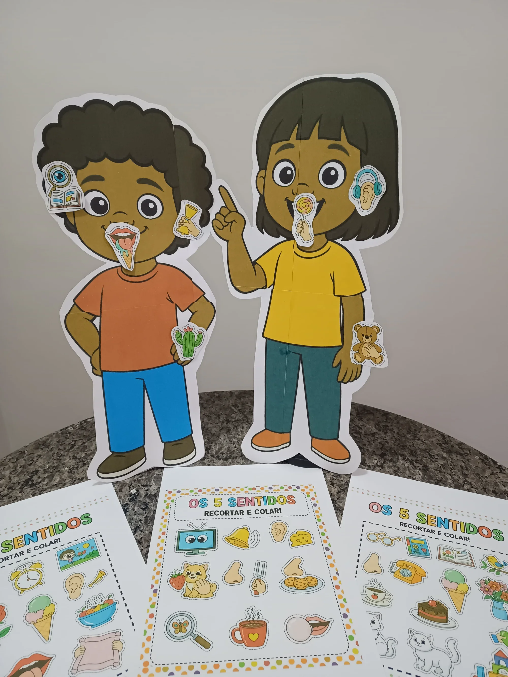 DESCOBRINDO OS 5 SENTIDOS- CIENCIAS ALFABETIZAÇÃO — amostra 1: Que tal ensinar os 5 sentidos de uma forma visual,…