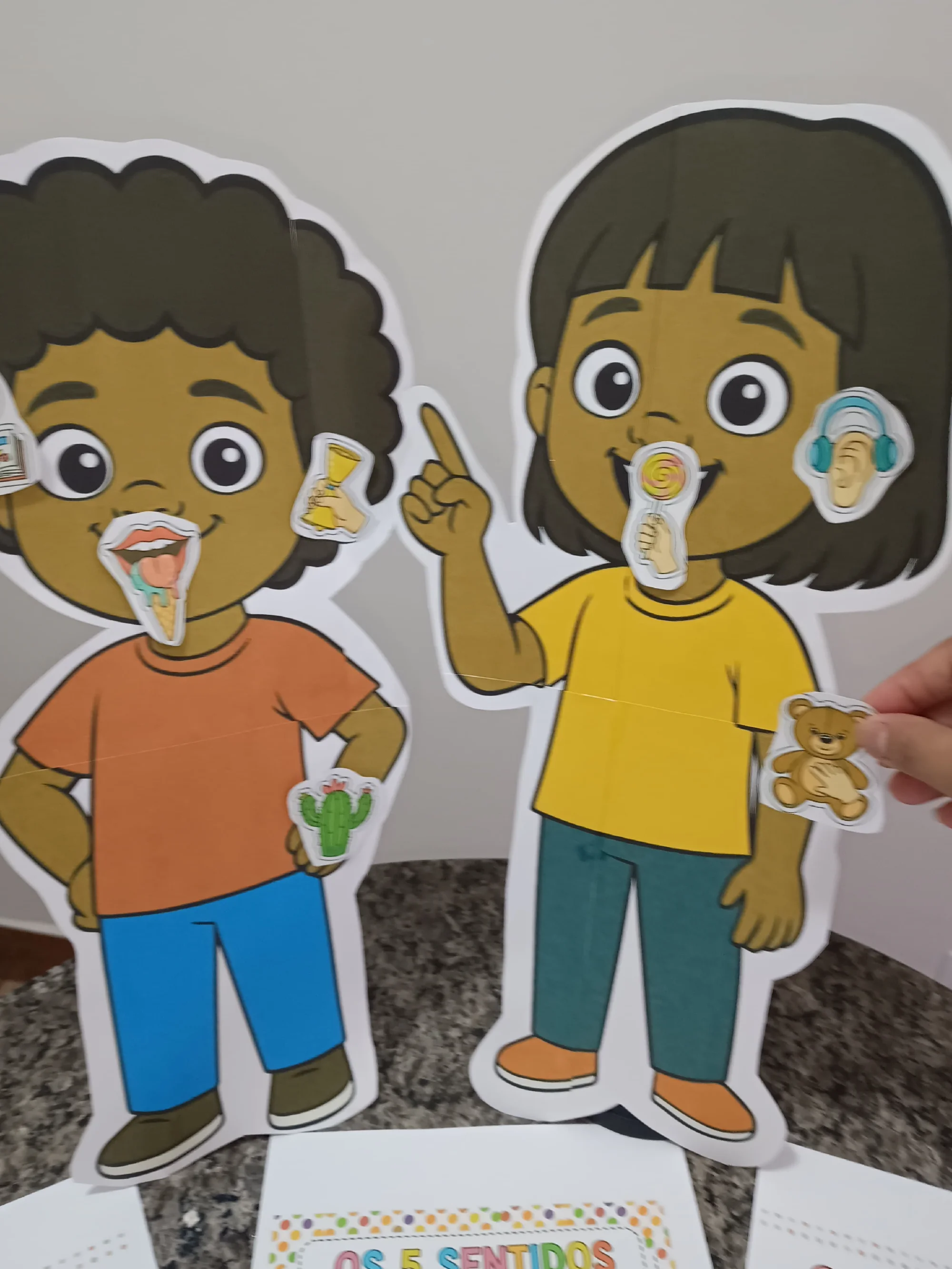 DESCOBRINDO OS 5 SENTIDOS- CIENCIAS ALFABETIZAÇÃO — amostra 3: Que tal ensinar os 5 sentidos de uma forma visual,…