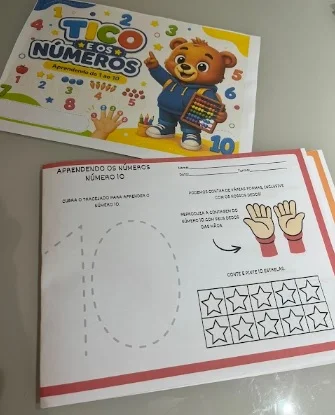 Descobrindo os Números de 1 a 10 | Educação Infantil — amostra 2: Atividades lúdicas para reconhecer números de 1 a 10, com…