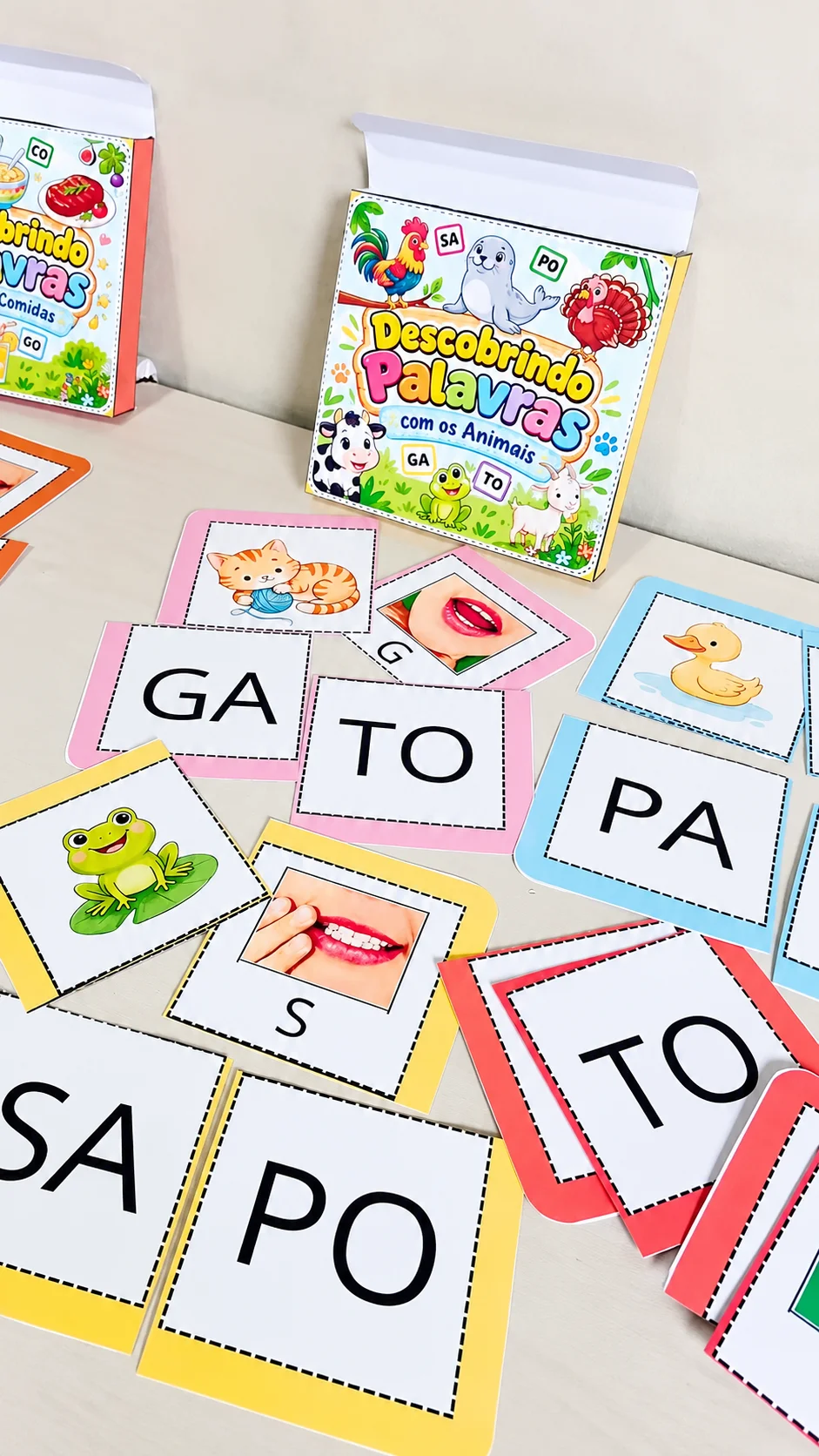 DESCOBRINDO PALAVRAS: JOGO DAS SÍLABAS, SONS E IMAGENS — Alfabetização para Educação Infantil: Recurso pedagógico lúdico…