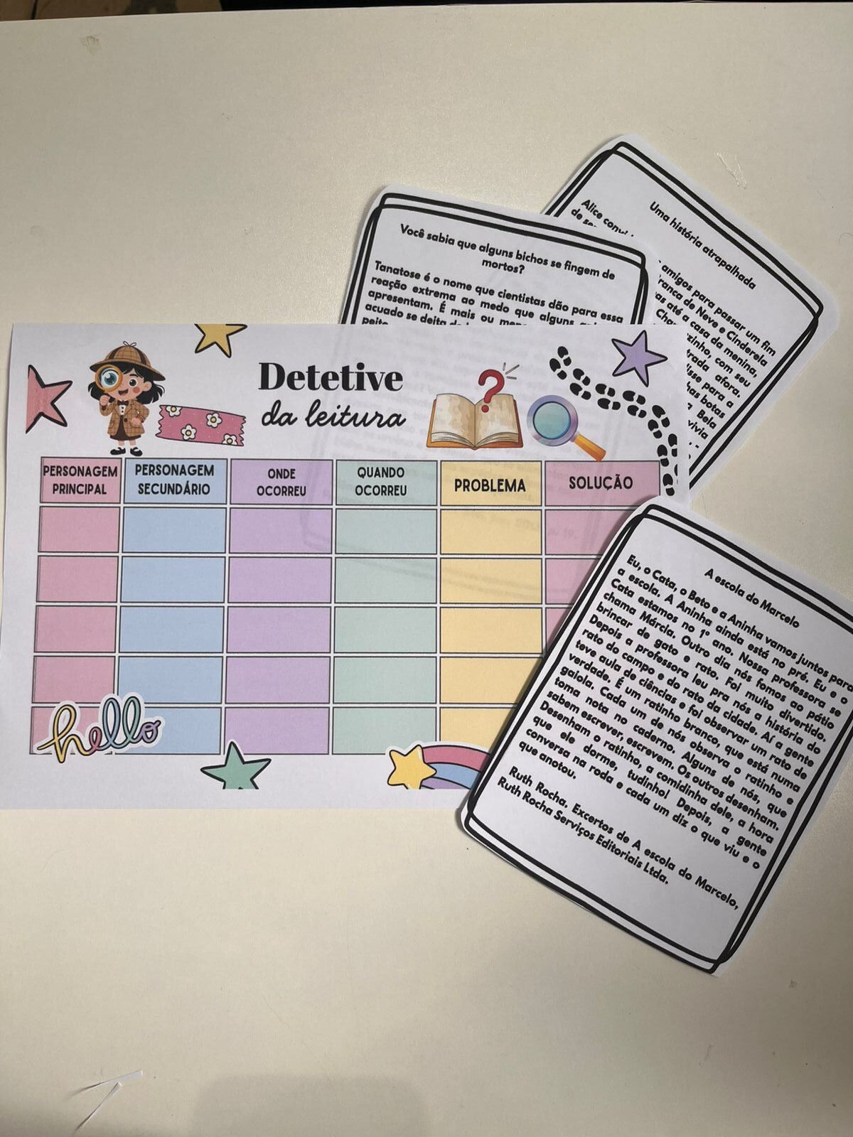 Detetive da leitura | 5º ano — capa do material