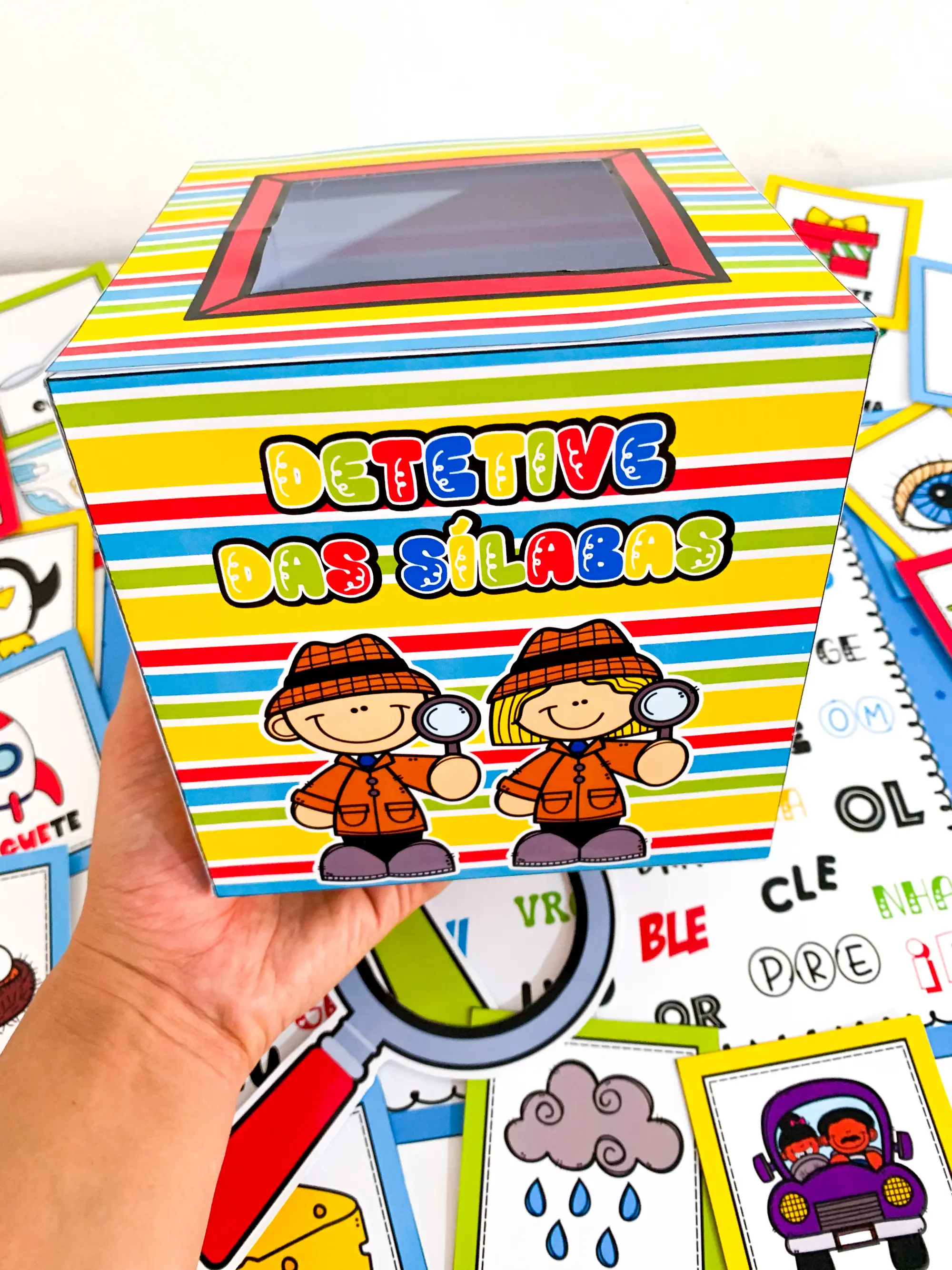 Detetive das Sílabas – PDF para Imprimir — Alfabetização para Todas as séries: Recurso para trabalhar Sílabas complexas com…