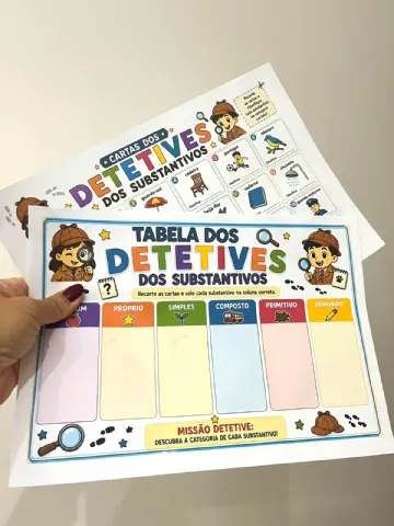 Detetive do Substantivo - Recurso Pedagógico — amostra 3: 👉Chega de decorar regras sem entender