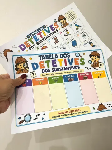 Detetive do Substantivo - Recurso Pedagógico — capa do material