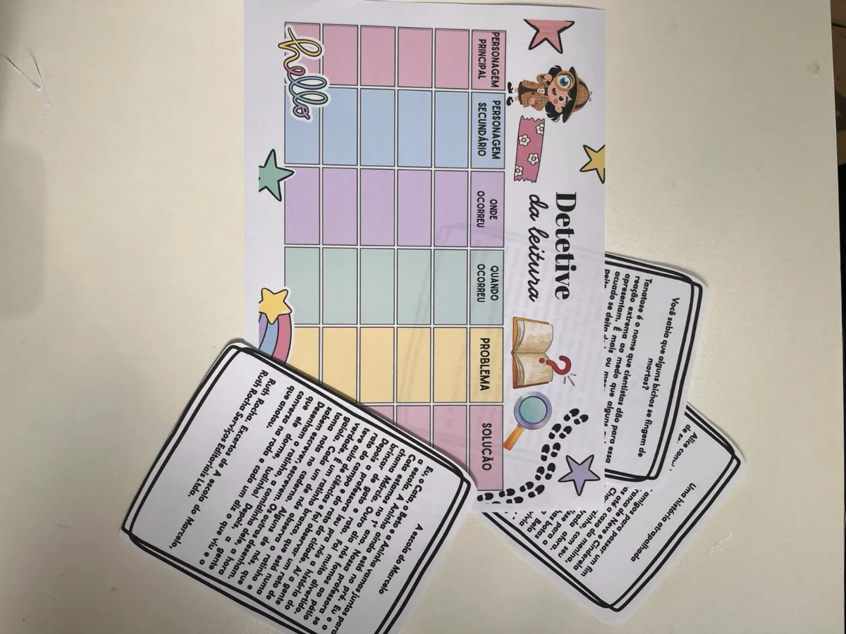 Detetives da Leitura – Interpretação de Texto 4º e 5º Ano — capa do material