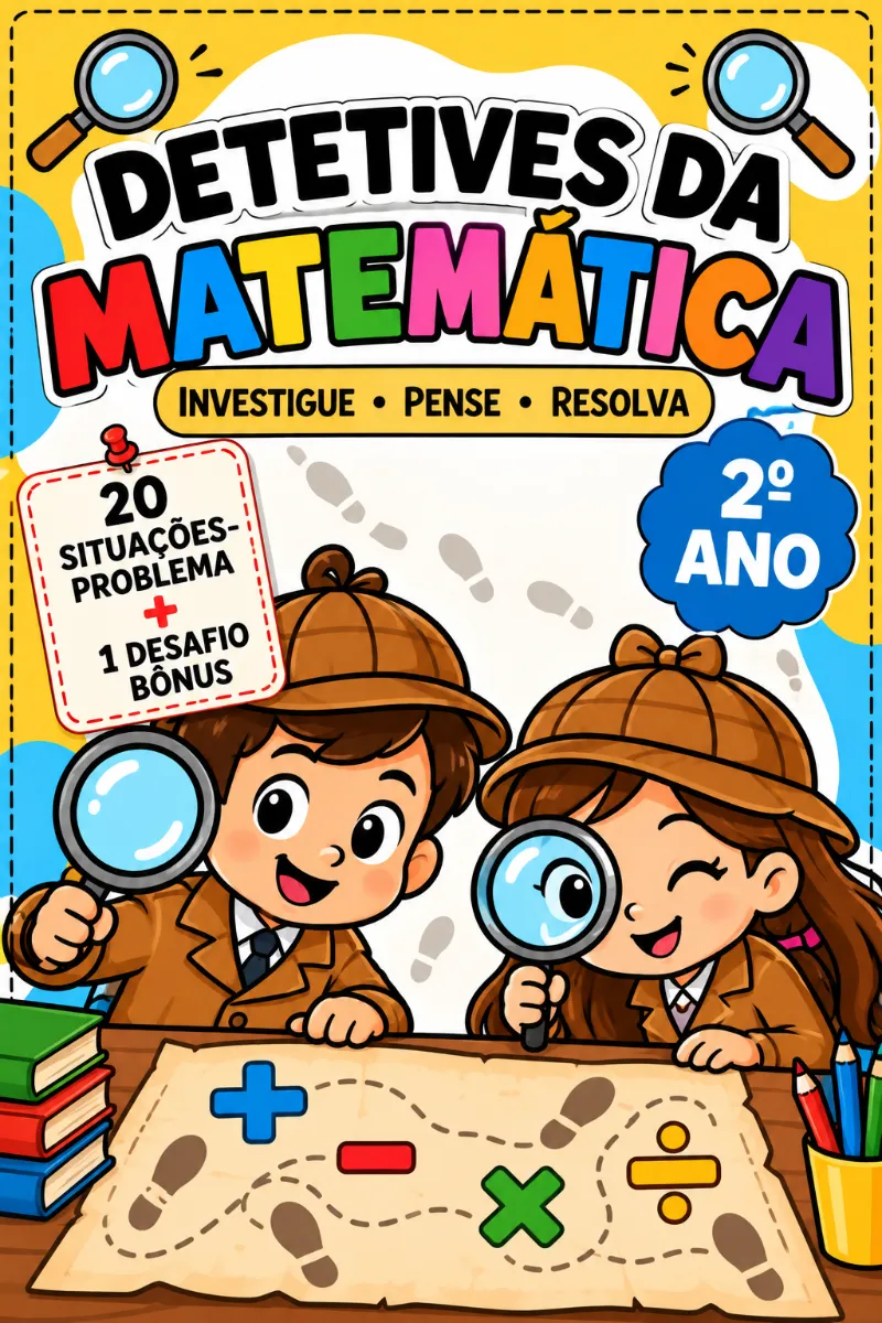 Detetives da matemática: Situações-problema — Atividades para 2º ano: Material de Matemática para o 2º ano com 20…