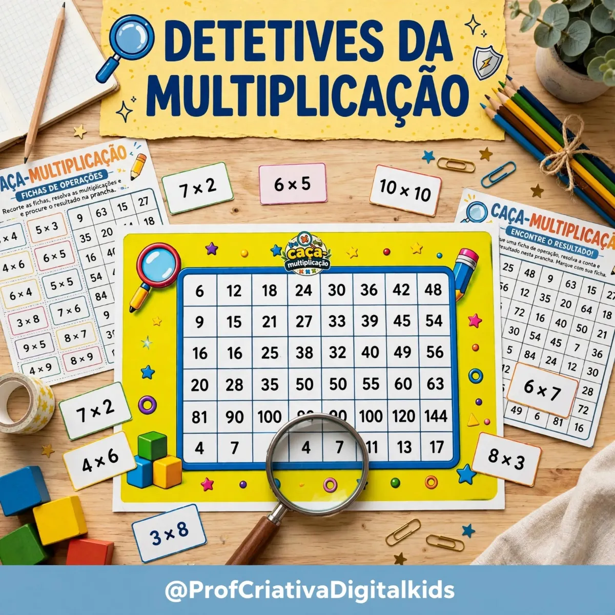 Detetives da Multiplicação - Matemática 3°, 4° e 5° anos — Matemática para 3º ano: Que tal transformar a multiplicação em…