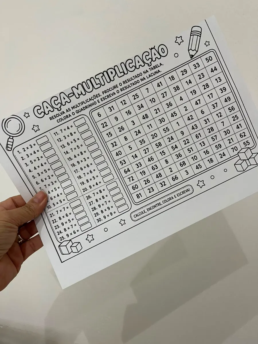 Detetives da Multiplicação - Matemática 3°, 4° e 5° anos — amostra 3: Que tal transformar a multiplicação em uma verdadeira…