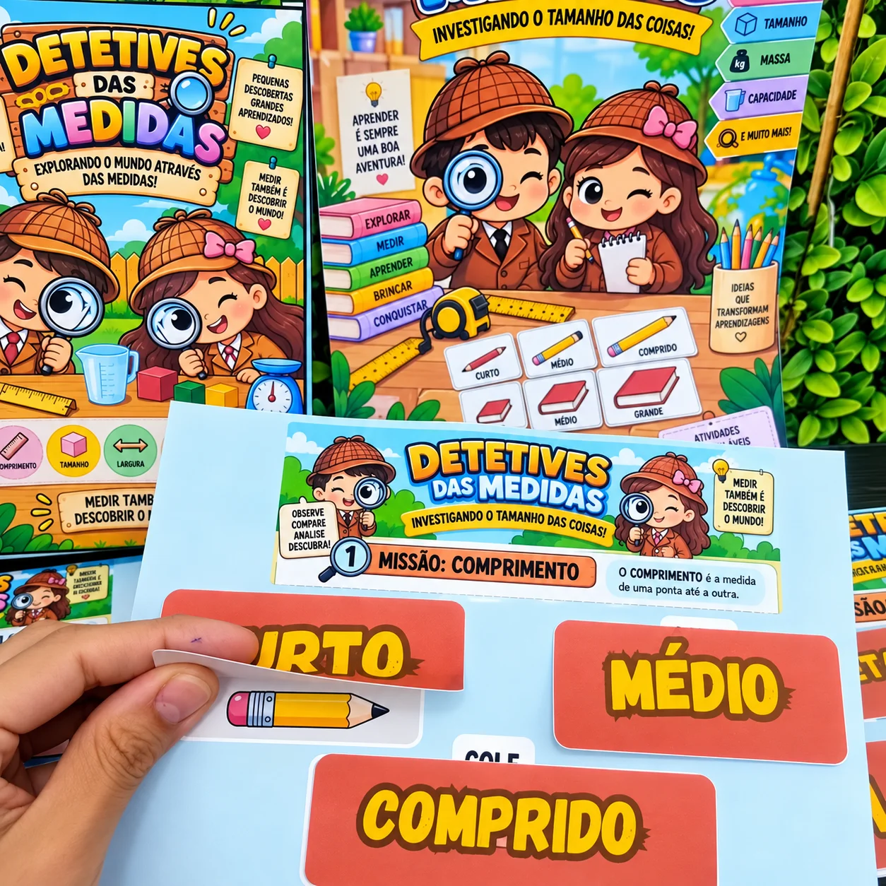 Detetives das Medidas | Jogo Matemático de Grandezas e Medidas — amostra 2: 🔎 Palavras-chave