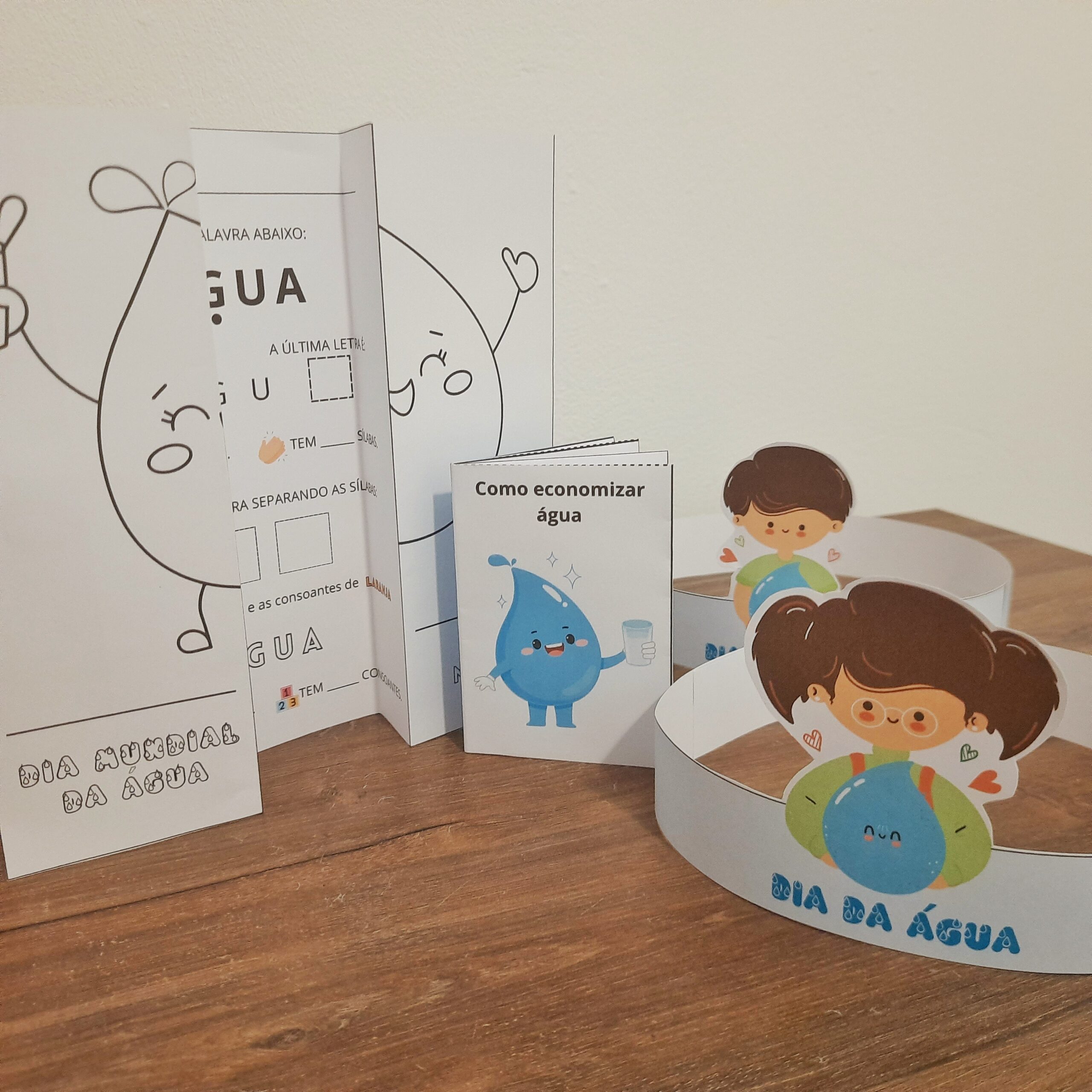 Dia da Água – Material Pedagógico Digital — Datas comemorativas para Educação Infantil: Livrinho "Como economizar água"…