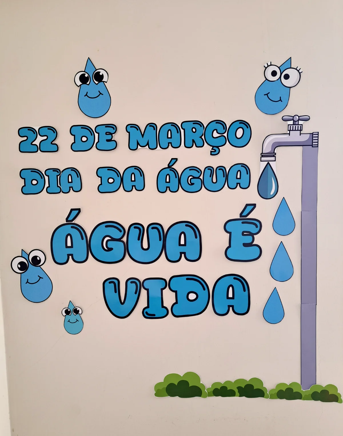 Dia da Água - Painel de Parede — amostra 4: Decore sua sala com um lindo painel temático