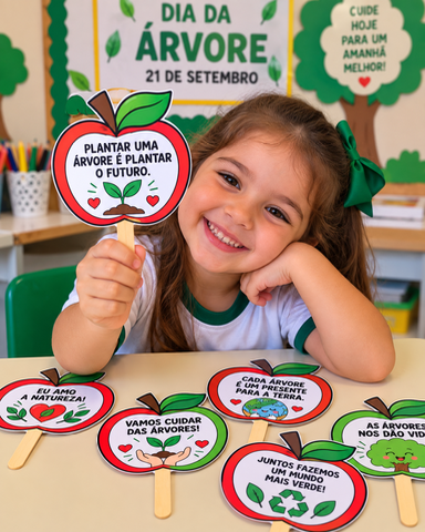 Dia da Árvore  Atividades de pinturas  | Educação Infantil — capa do material