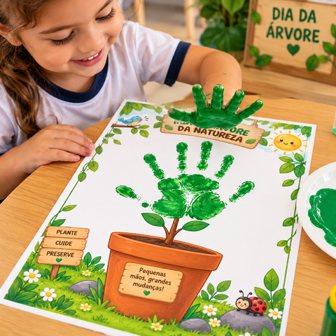 Dia da Árvore | Atividades Lúdicas para Educação Infantil 🌿 — capa do material
