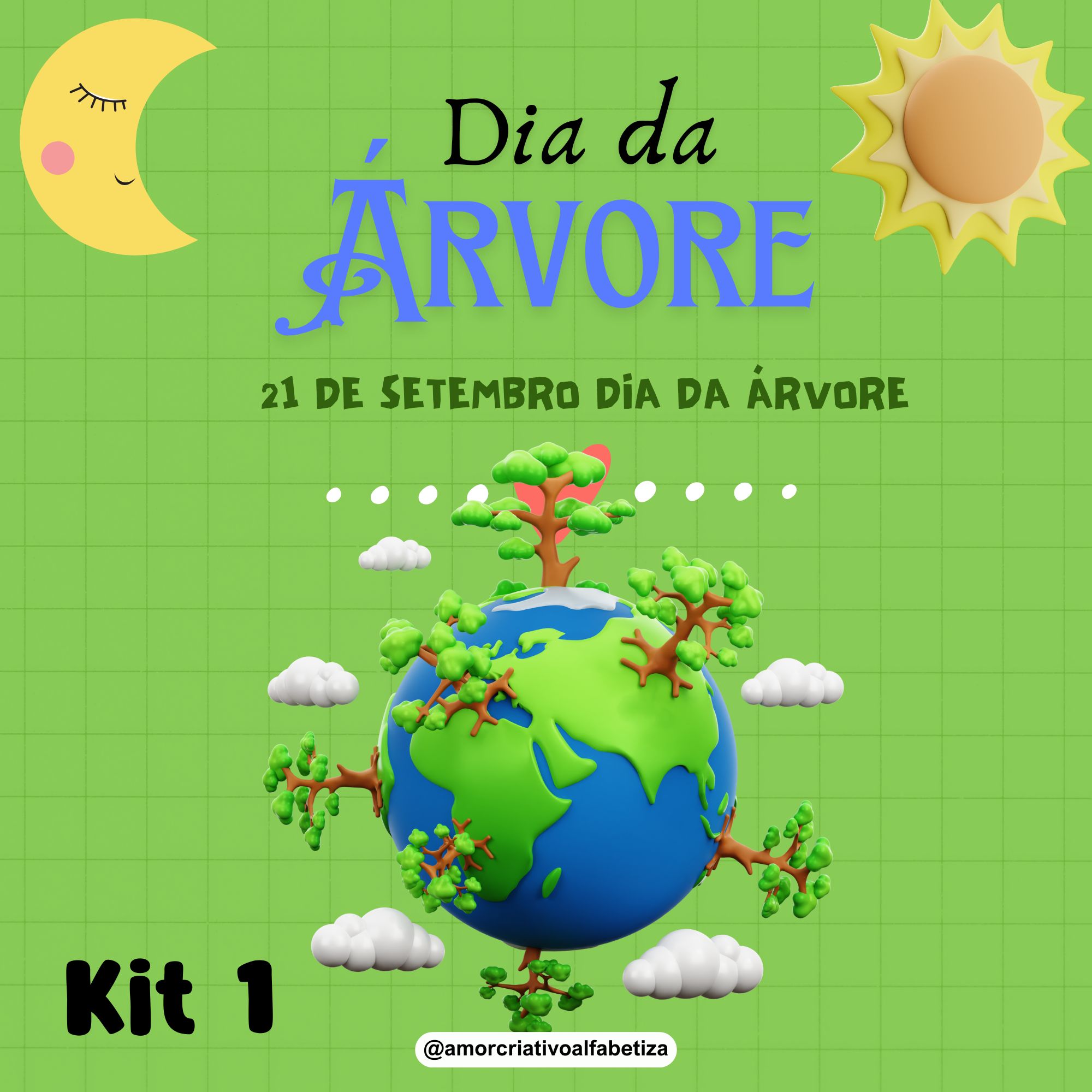 Dia da Árvore com muita criatividade! Kit 1 – Material Pedagógico — capa do material