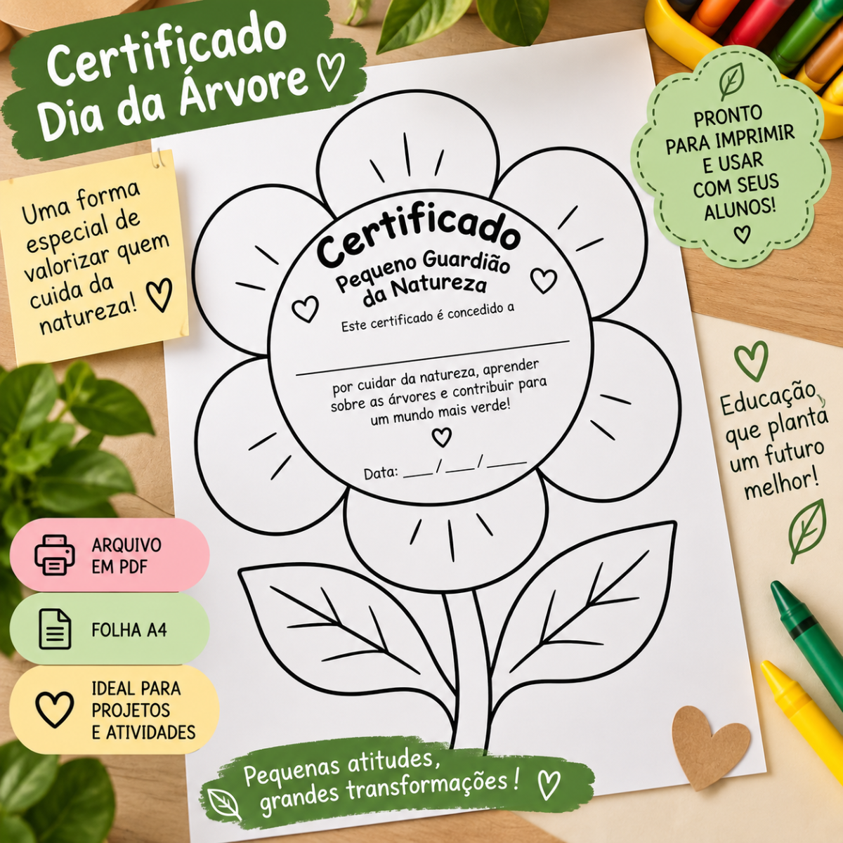 Dia da Árvore: Kit de Atividades Educativas para Imprimir | Ambiental — amostra 1: Transforme o Dia da Árvore em um momento…