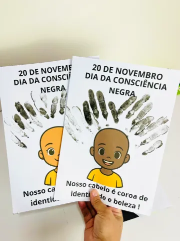 Dia da Consciência Negra – Atividades Educação Infantil em PDF — amostra 3: ✅ Atividade para colorir flores, estimulando a…