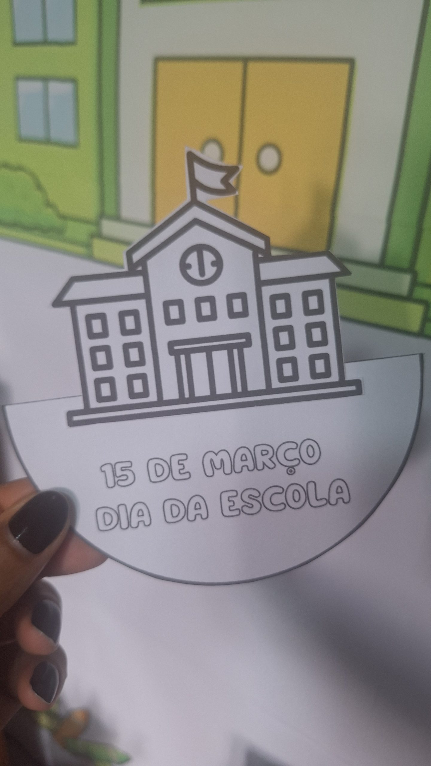 Dia da Escola – Atividades para Imprimir (15 de março) – Atividade Pedagógica — amostra 3: Kit Dia da Escola – Atividades…
