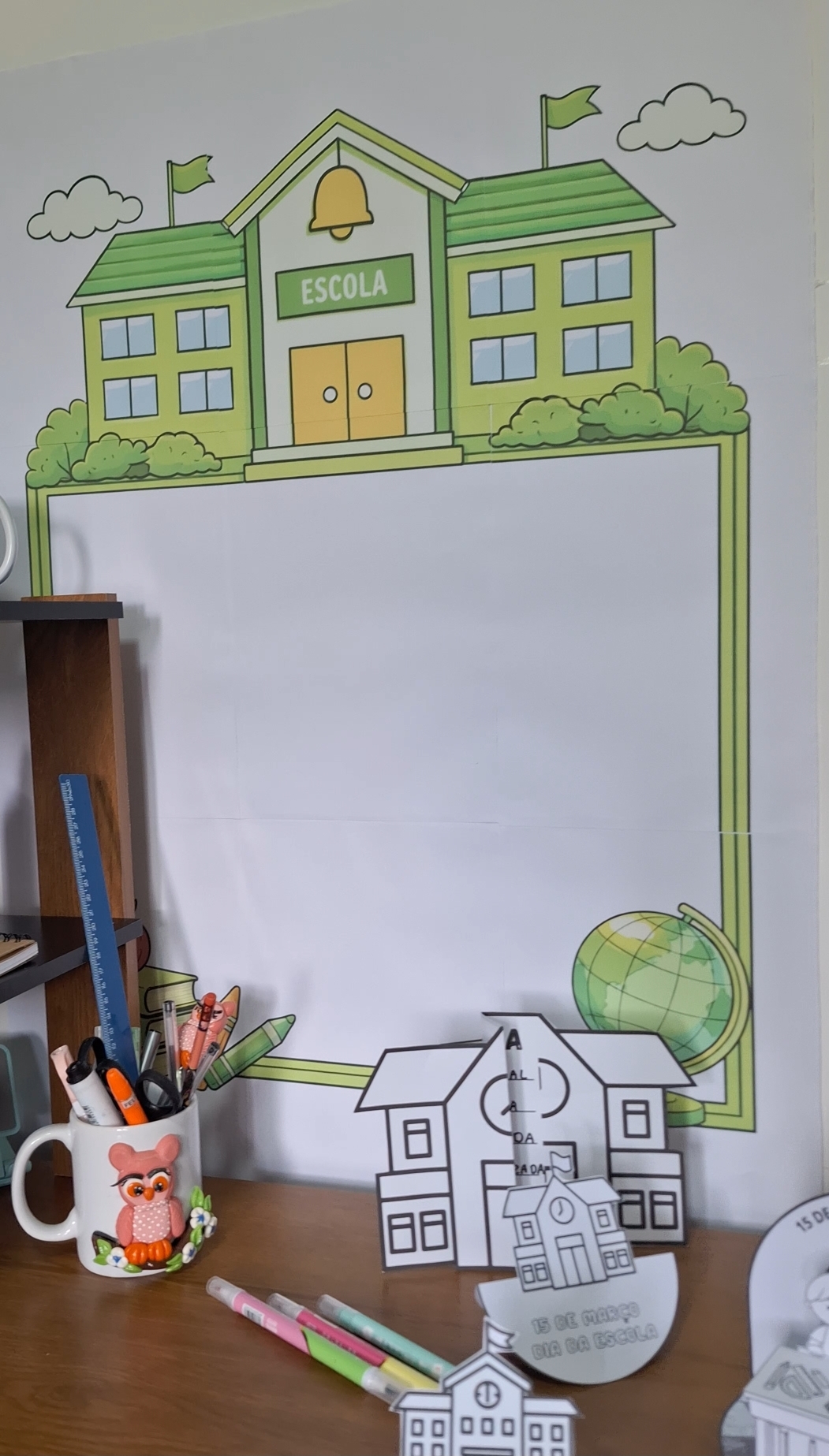 Dia da Escola – Atividades para Imprimir (15 de março) – Atividade Pedagógica — amostra 6: Kit Dia da Escola – Atividades…