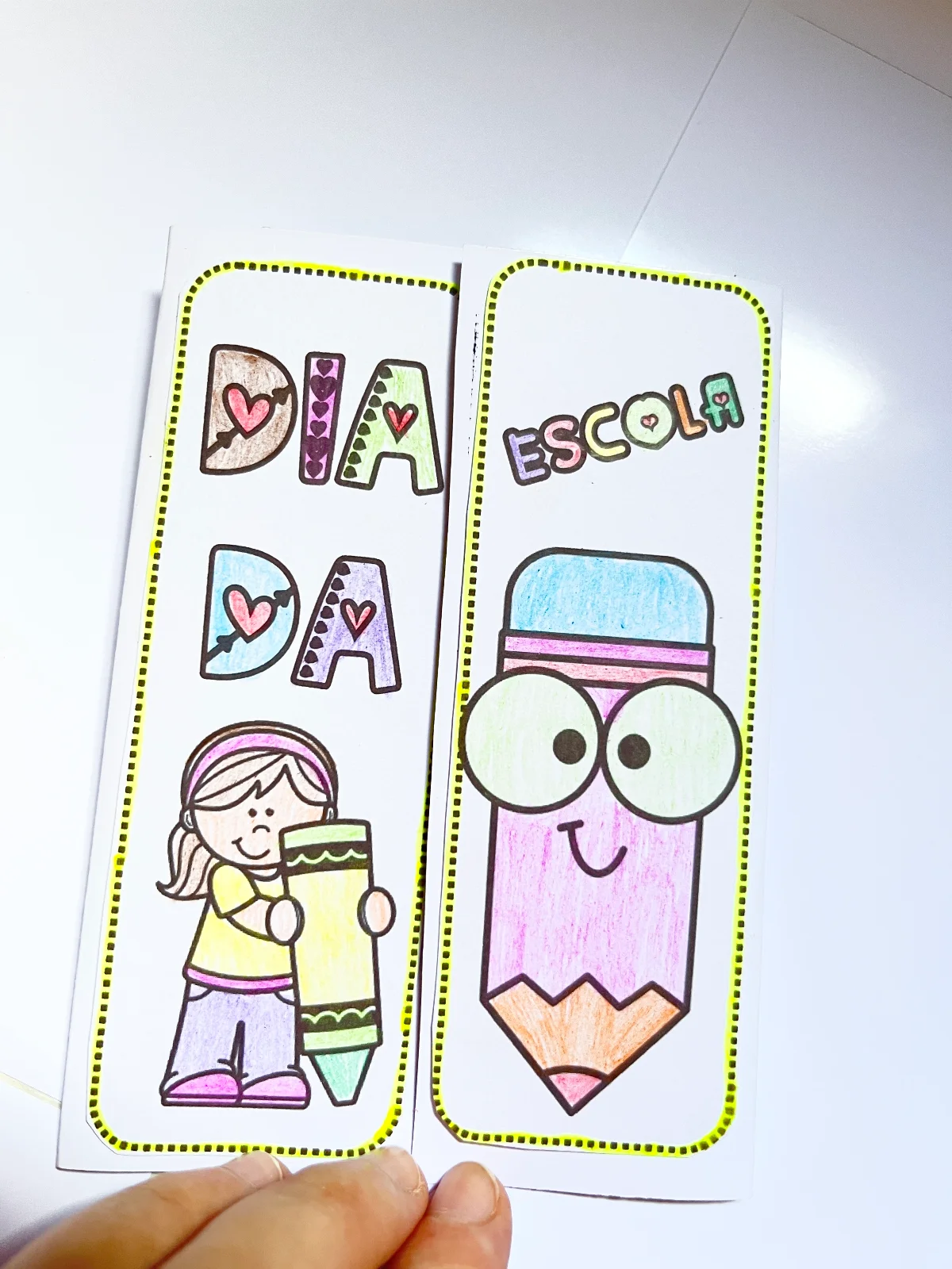 Dia da Escola - Lapbook para Colorir – PDF para Imprimir — Datas comemorativas para Educação Infantil: Torne o aprendizado…