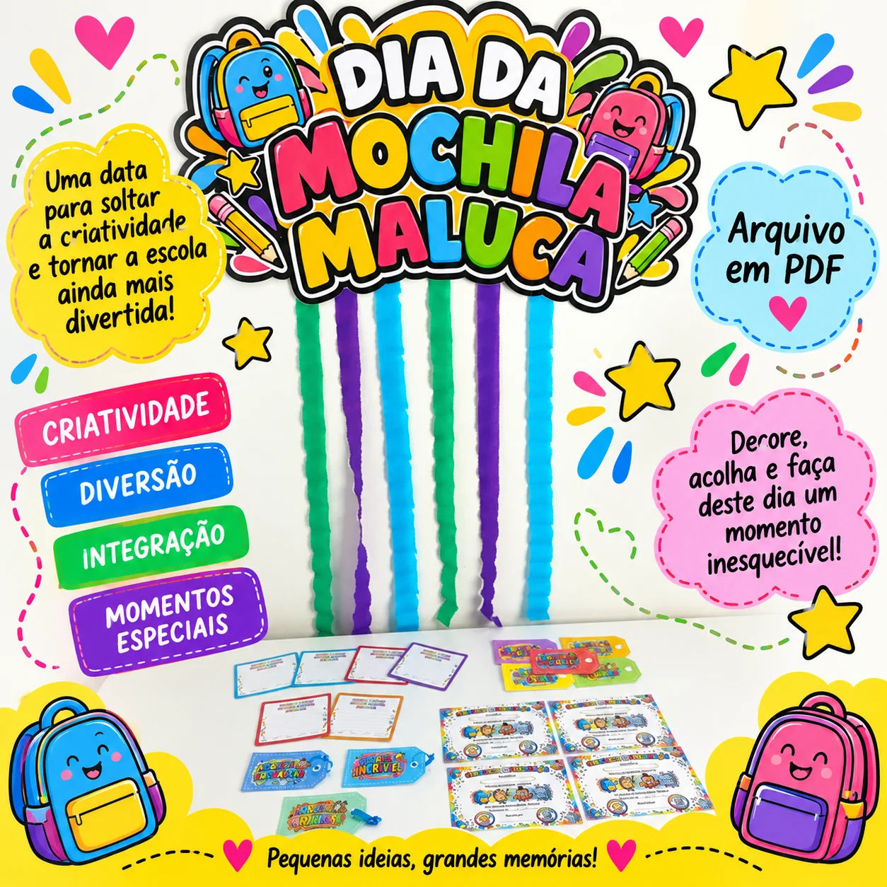 Dia Da Mochila Maluca – Um dia De Muita Criatividade — Datas comemorativas para Todas as séries: Recurso completo para o…