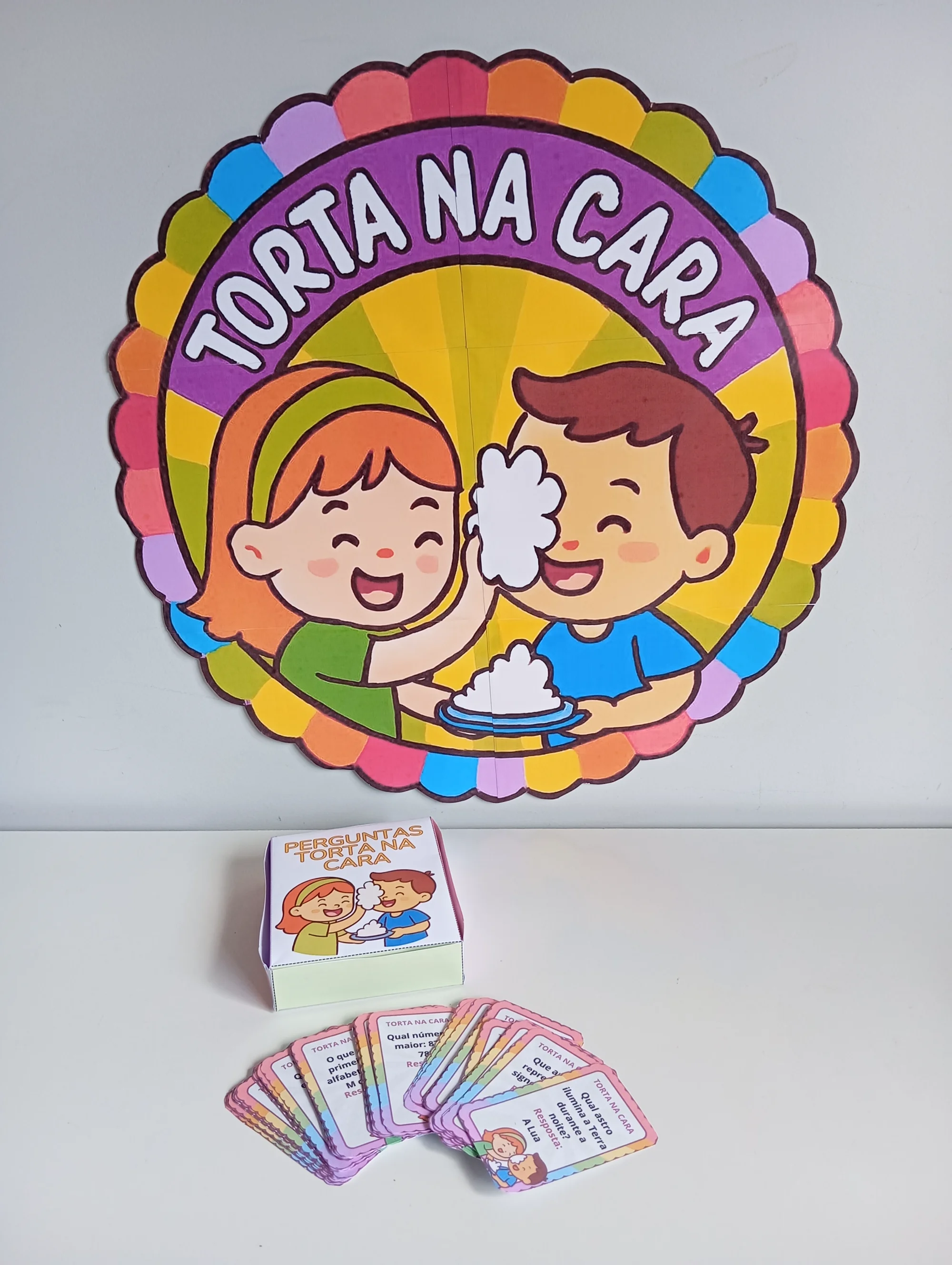 DIA DAS CRIANÇAS COM A BRINCADEIRA TORTA NA CARA — amostra 1: Torta na Cara – Diversão Garantida