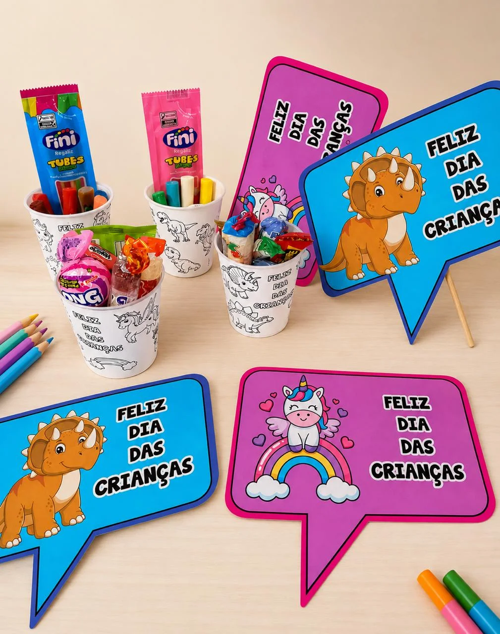 Dia das crianças — capa do material