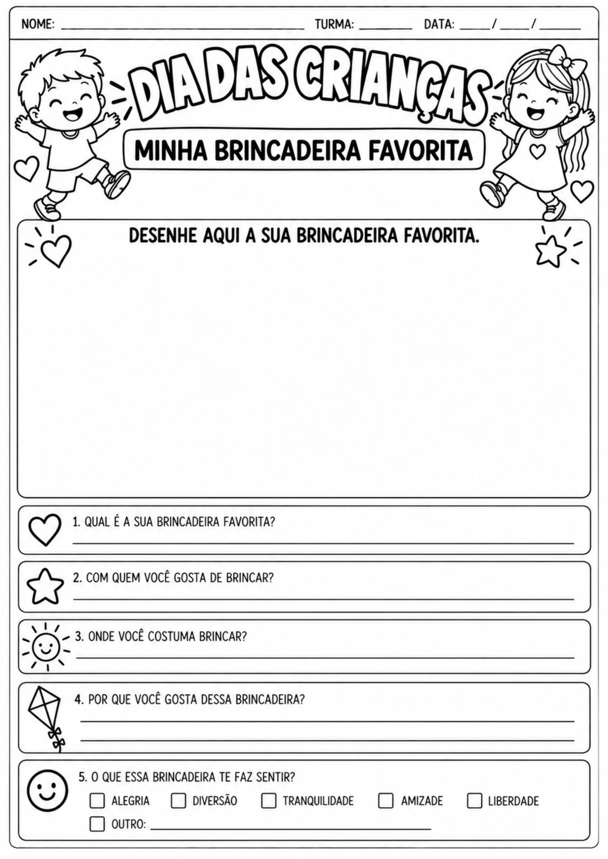 Dia das Crianças: Kit com 12 Atividades Pedagógicas para Imprimir — amostra 2: Um kit completo com 12 atividades lúdicas e… Dia das Crianças: Kit com 12 Atividades Pedagógicas para Imprimir — amostra 2: Um kit completo com 12 atividades lúdicas e…