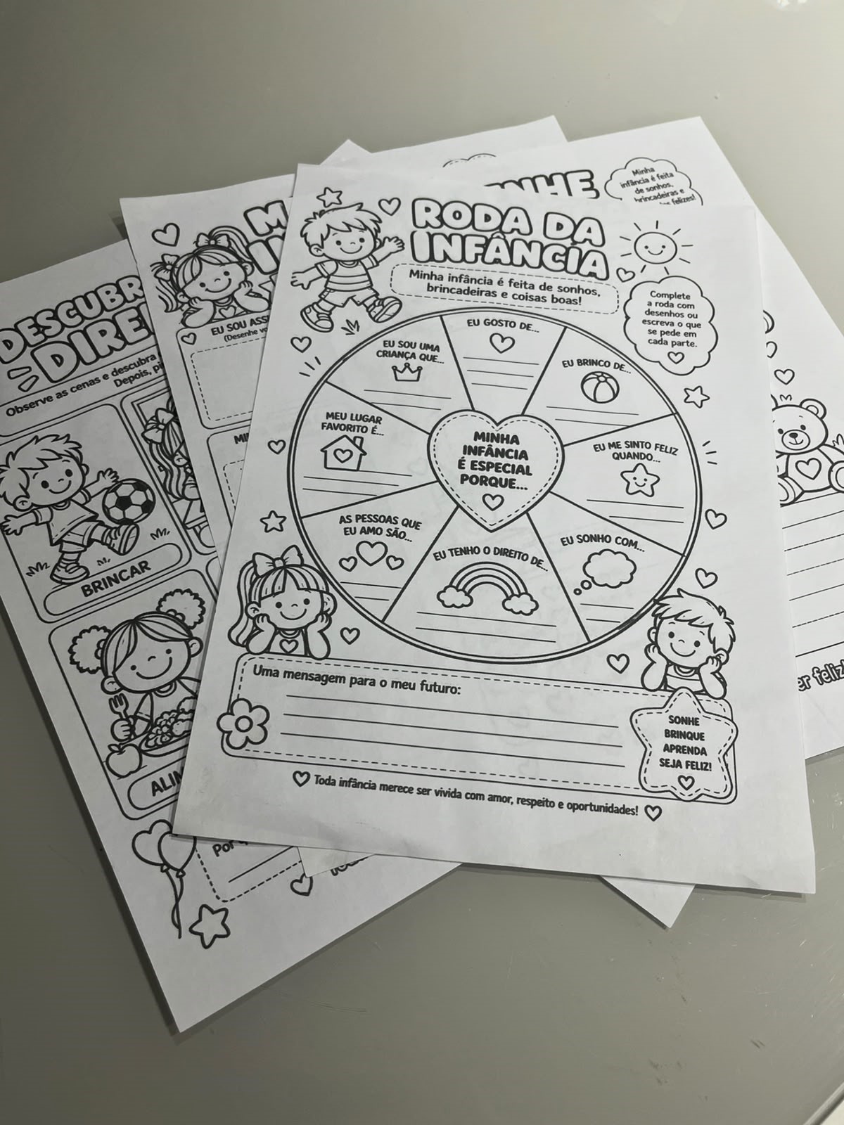 Dia das crianças kit minha infância, meus direitos | Educação Infantil e Anos Iniciais — amostra 2: Para quem é indicado