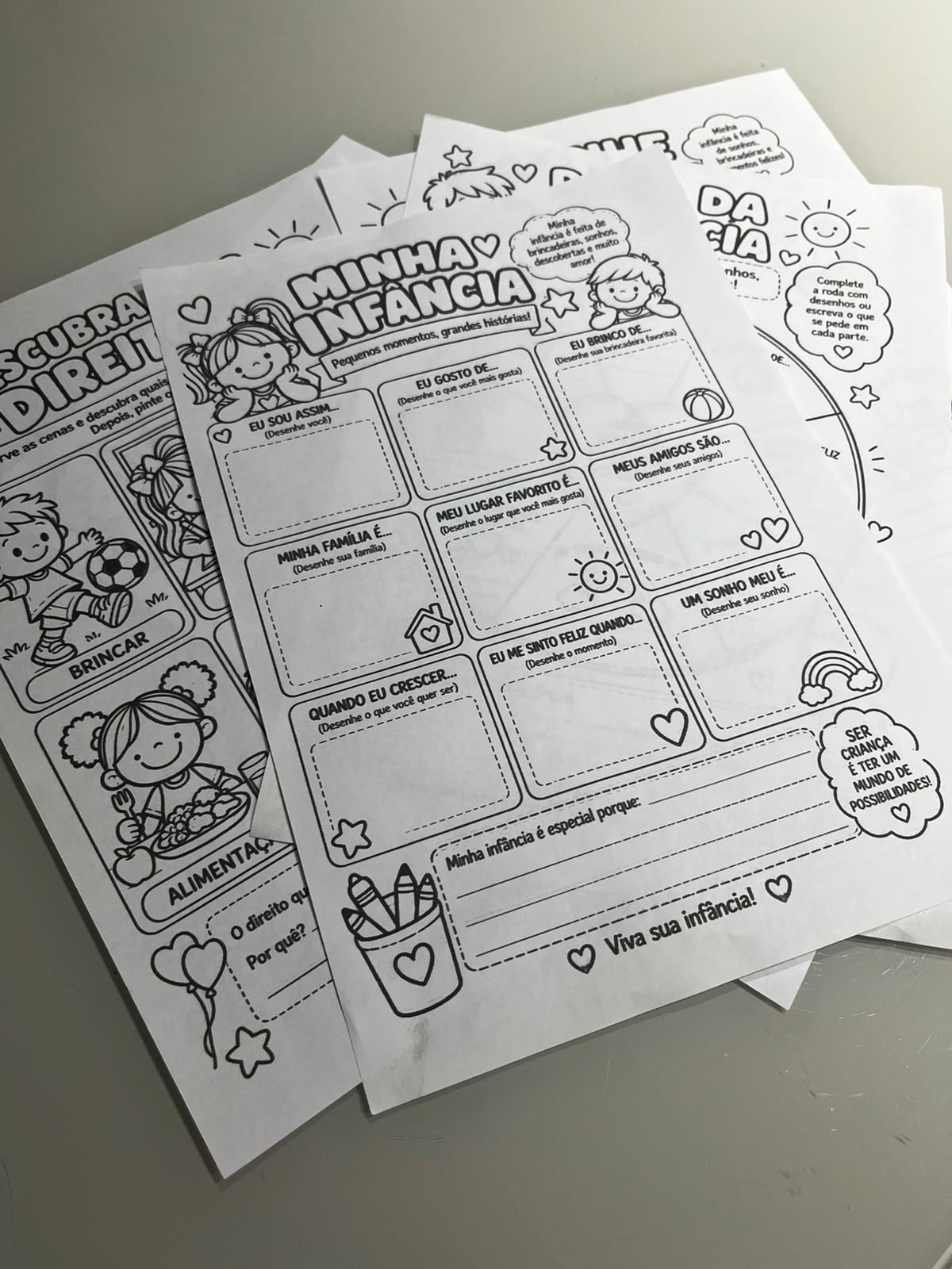 Dia das crianças kit minha infância, meus direitos | Educação Infantil e Anos Iniciais — amostra 4: DIA DAS CRIANÇAS KIT…