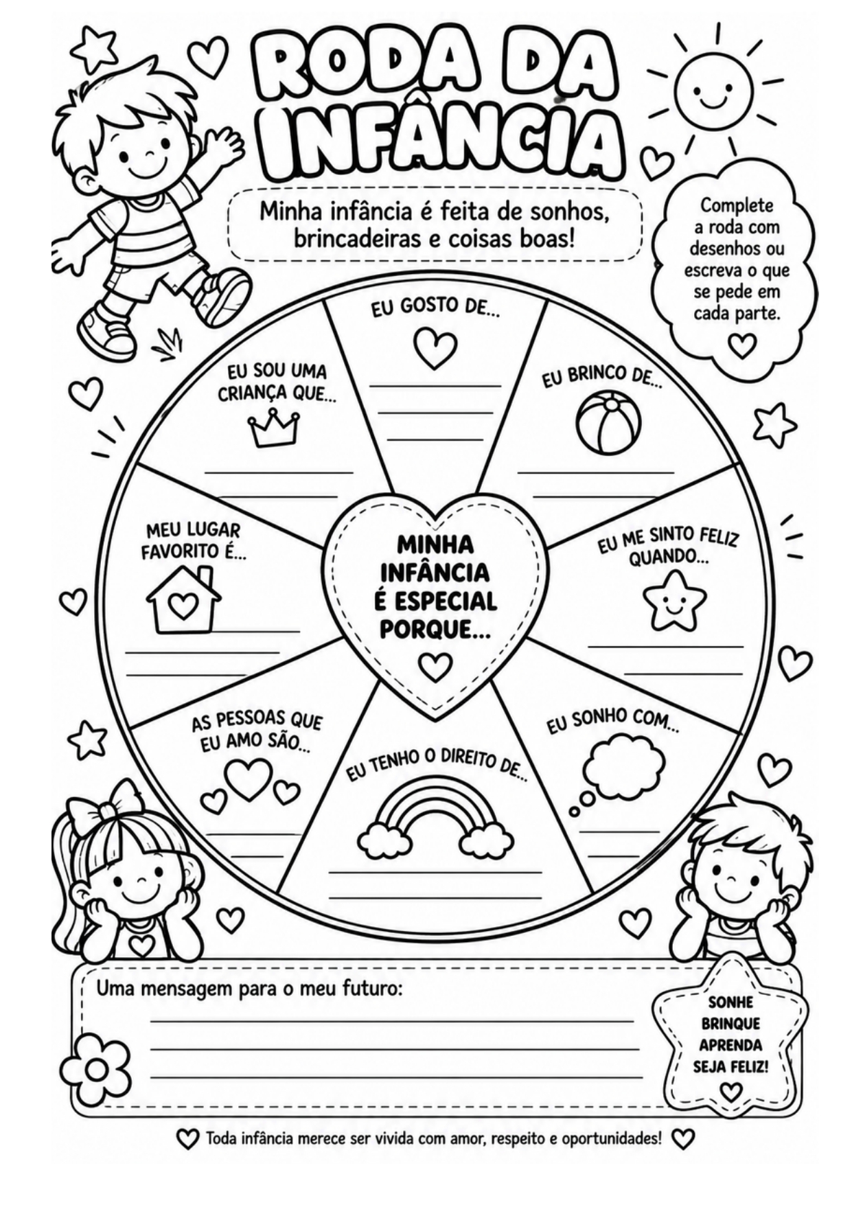 Dia das crianças kit minha infância, meus direitos | Educação Infantil e Anos Iniciais — Datas comemorativas para Educação…