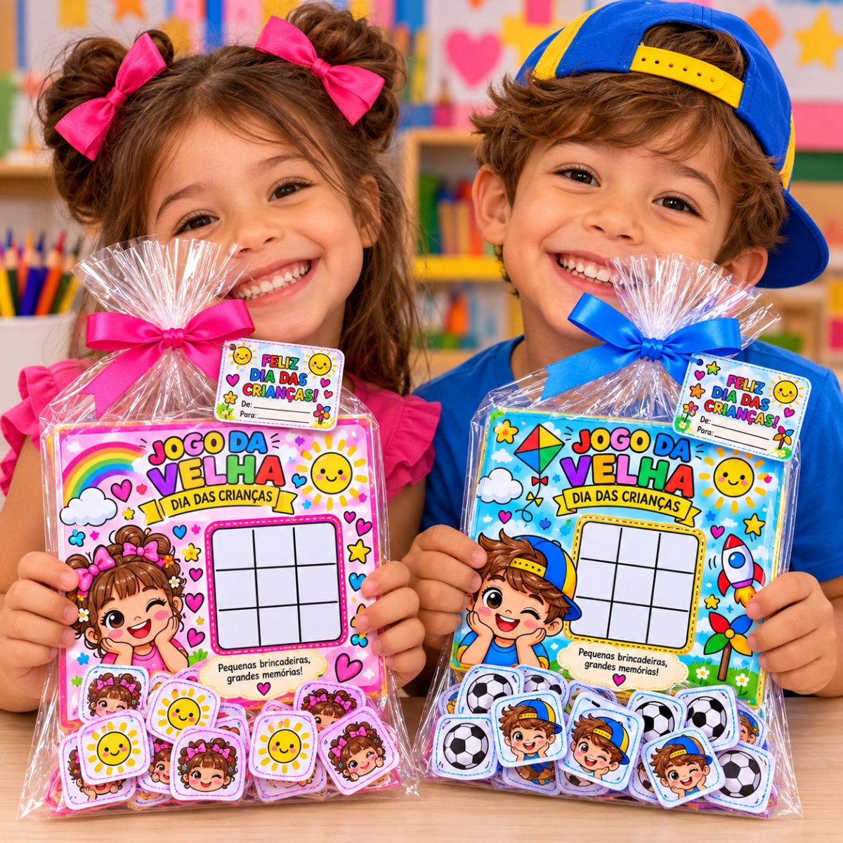 Dia das Crianças | Lousa Mágica e Jogo da Velha — Atividades para Educação Infantil: Surpreenda os pequenos com duas…