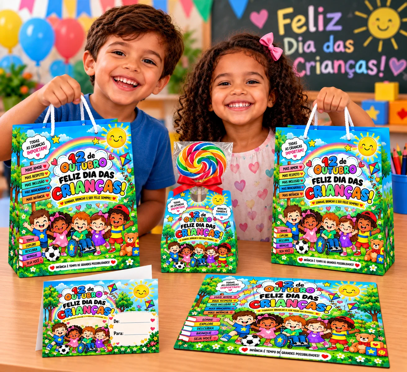 Dia das Crianças!Sacolinha Surpresa pdf 20 Educação Infantil (cópia) — amostra 1: 🎉 Kit Dia SacolinhaSurpresa dia das…