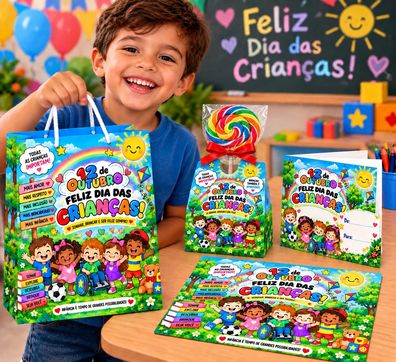 Dia das Crianças!Sacolinha Surpresa pdf 20 Educação Infantil (cópia) — amostra 6: 🎉 Kit Dia SacolinhaSurpresa dia das…