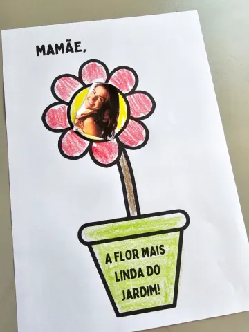 Dia Das Mães ( Folhinha Florzinha Do Meu Jardim) — amostra 1: O presente que toda mãe vai amar e você faz em 2 minutos