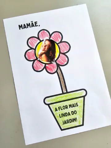 Dia Das Mães ( Folhinha Florzinha Do Meu Jardim) — amostra 2: O presente que toda mãe vai amar e você faz em 2 minutos