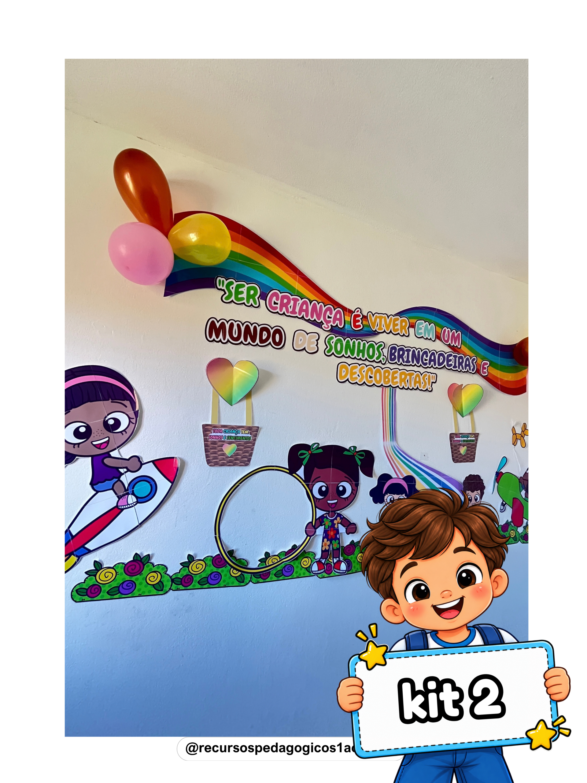 Dia do Cabelo Maluco – Kit de Decoração para Escola – PDF para Imprimir — amostra 6: Dia do Cabelo Maluco – Kit de…