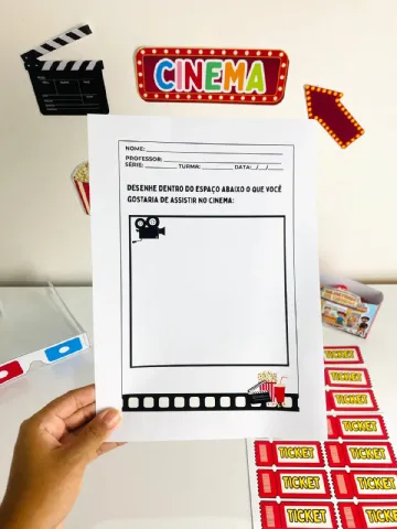 DIA DO CINEMA NA ESCOLA - SEMANA DA CRIANÇA — amostra 3: Um material especial para transformar o Dia das Crianças em um…
