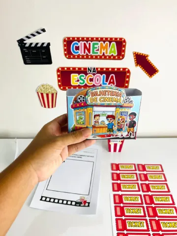 DIA DO CINEMA NA ESCOLA - SEMANA DA CRIANÇA — amostra 4: Um material especial para transformar o Dia das Crianças em um…