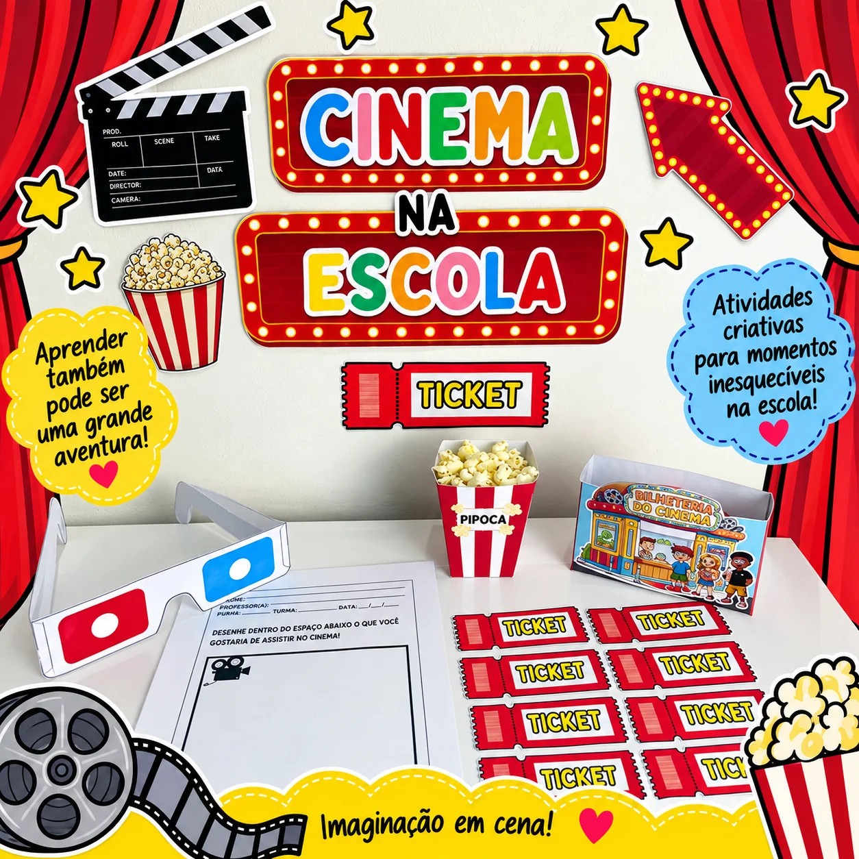 Dia do Cinema Na Escola – Uma Experiência Inesquecível! — capa do material