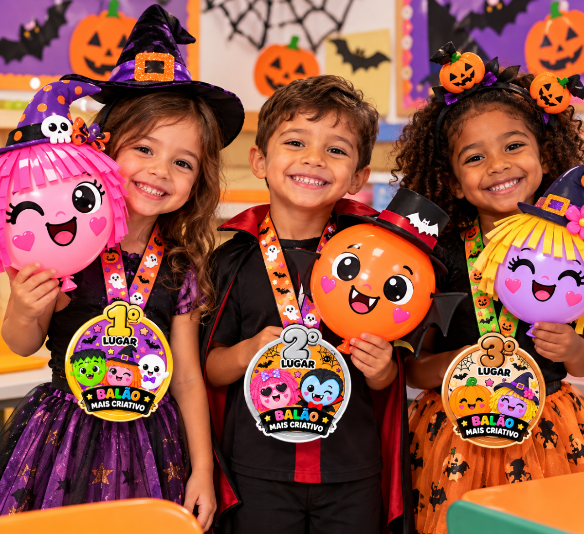 Dia do Hallowin Oficina Criativa de Balões de Halloween — Atividades para Educação Infantil: Oficina Criativa de Balões de…