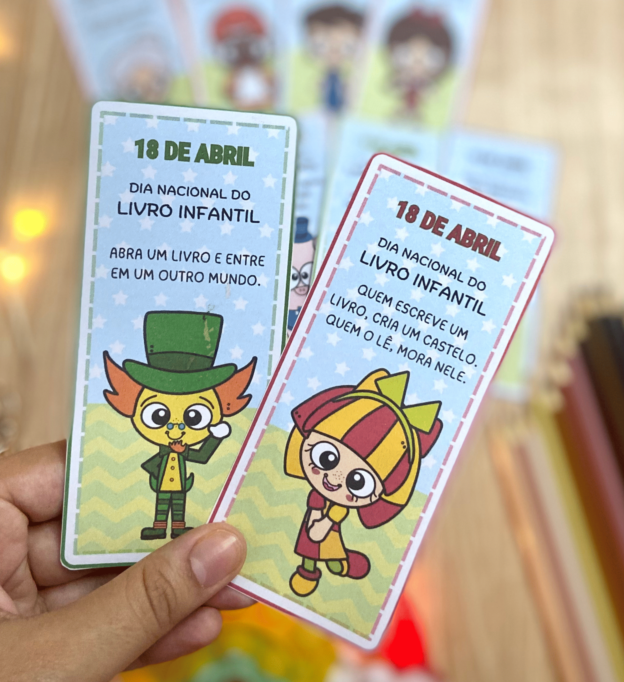 Dia do Livro Infantil: Kit Sítio do Picapau Amarelo em PDF — amostra 6: Celebre o Dia do Livro Infantil com painel e…
