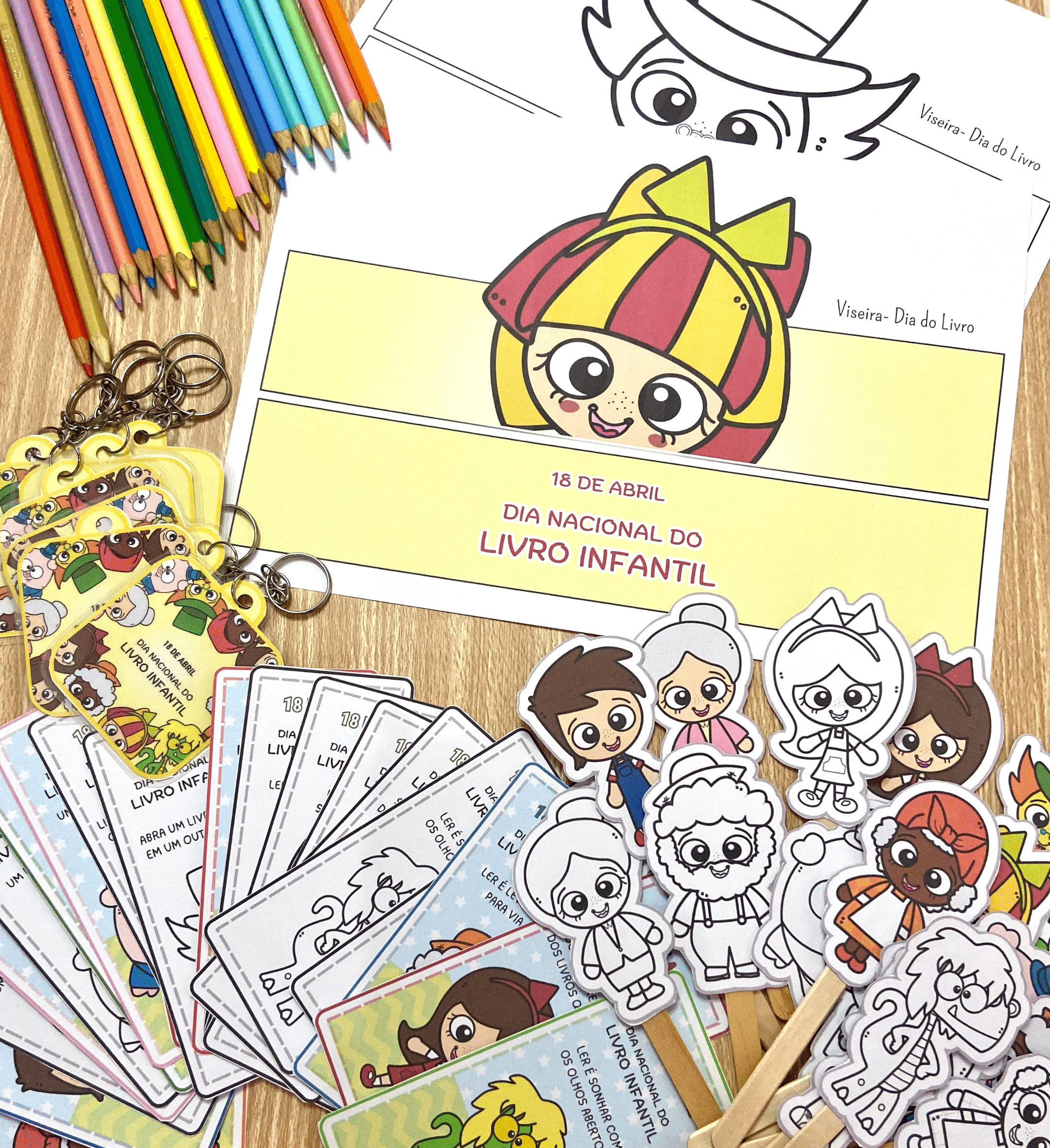 Dia do Livro Infantil: Kit Sítio do Picapau Amarelo em PDF — Apostilas para Educação Infantil: Celebre o Dia do Livro…