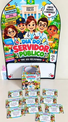 🇧🇷 Dia do Servidor Público – Painel + Caixinha da Gratidão ❤️ — capa do material