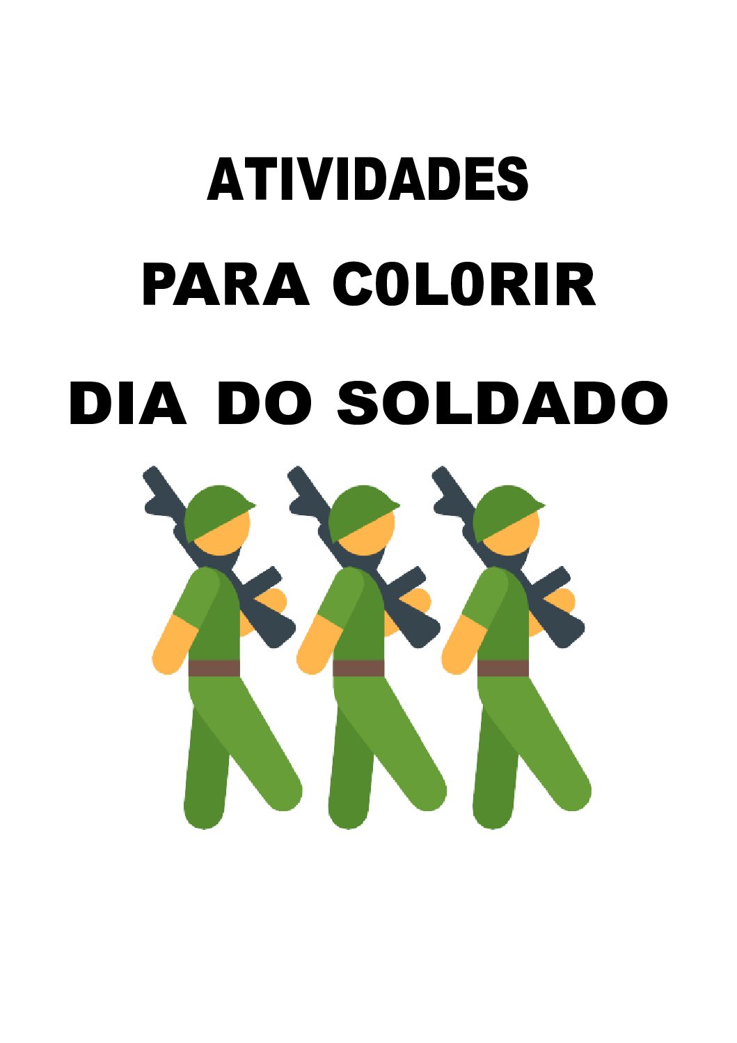 Dia do soldado – Material Pedagógico — capa do material