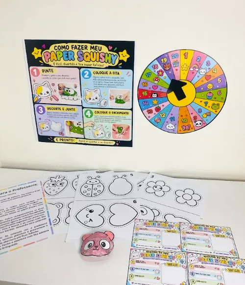 Dia do Squishy - Oficina de Squishy — amostra 1: Uma oficina divertida e criativa para fazer sucesso no Dia das Crianças